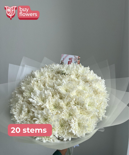 White Chrysanthemums  thumbnail view 8 - BuyFlowers Nigeria