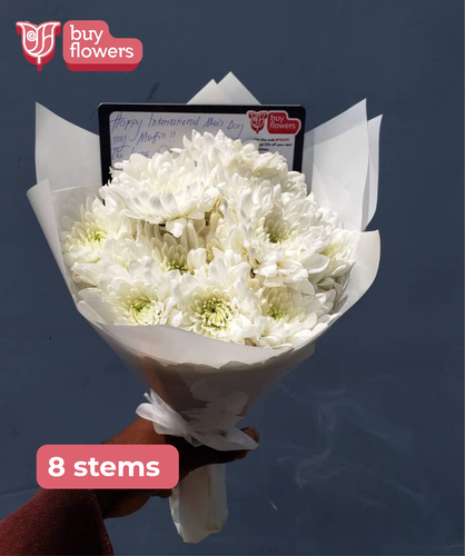 White Chrysanthemums  thumbnail view 6 - BuyFlowers Nigeria