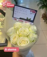 White Roses thumbnail view 9 - BuyFlowers