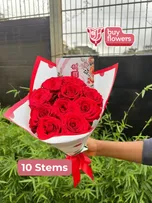 Red Roses thumbnail view 12 - BuyFlowers