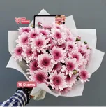 Pink Chrysanthemums  thumbnail view 2 - BuyFlowers