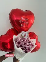 Triple Helium Balloon thumbnail view 4 - BuyFlowers