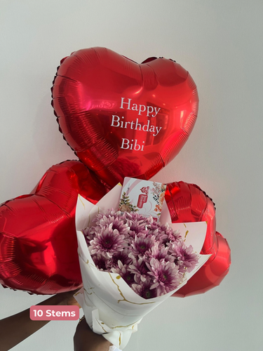 View Triple Helium Balloon image 4 Triple Helium Balloon thumbnail view 4 - BuyFlowers Nigeria