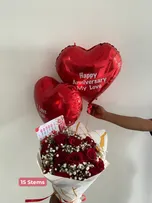 Double Helium Balloon thumbnail view 4 - BuyFlowers