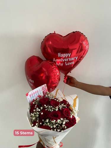 Double Helium Balloon thumbnail view 4 - BuyFlowers Nigeria