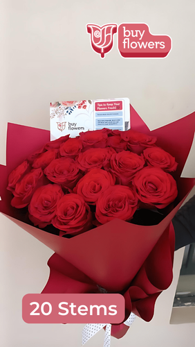 Red Roses thumbnail view 9 - BuyFlowers Nigeria