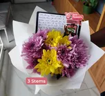 Mixed Coloured Chrysanthemums thumbnail view 9 - BuyFlowers