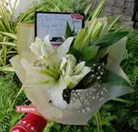 White Lilies/Gypso/Greenery thumbnail view 7 - BuyFlowers
