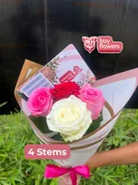 Mixed Colored Roses thumbnail view 3 - BuyFlowers
