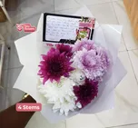 Mixed Coloured Chrysanthemums thumbnail view 19 - BuyFlowers