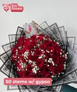 Deluxe Rose Combo thumbnail view 8 - BuyFlowers