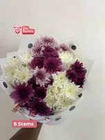 Mixed Coloured Chrysanthemums thumbnail view 6 - BuyFlowers