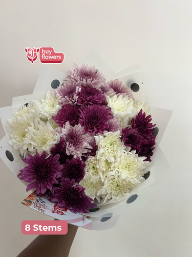 Mixed Coloured Chrysanthemums thumbnail view 6 - BuyFlowers Nigeria
