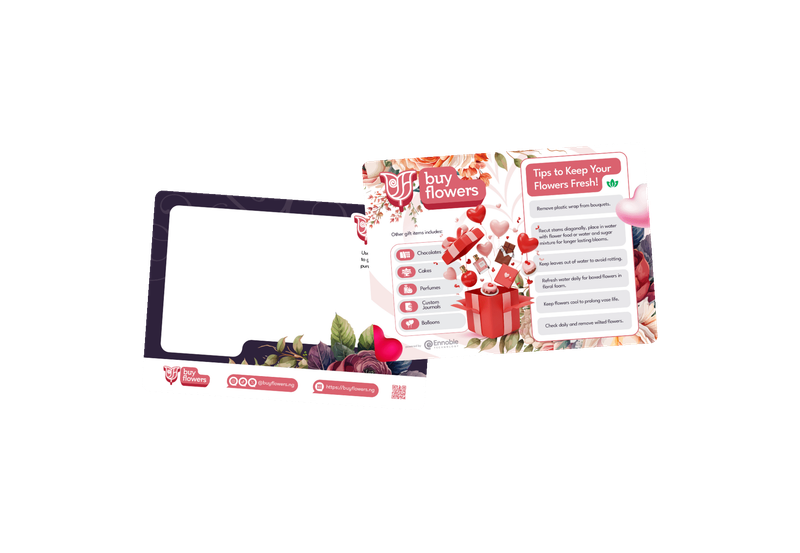 Buyflowers card