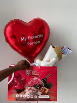 Red Roses w/ Gypso Deluxe Combo thumbnail view 3 - BuyFlowers