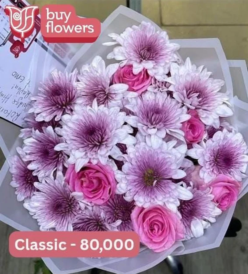 Soft Pink - Fresh flower delivery | Buy online at BuyFlowers