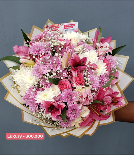 Soft Pink thumbnail view 2 - BuyFlowers Nigeria