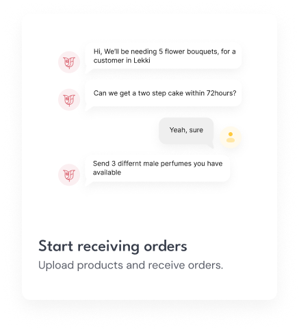 Orders conversation preview