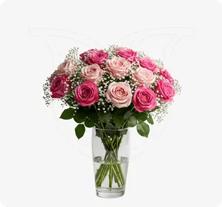 Pink Roses/Gypso