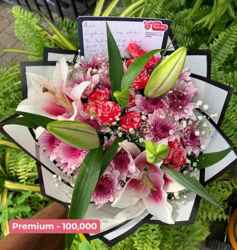 Soft Pink thumbnail view 3 - BuyFlowers Nigeria