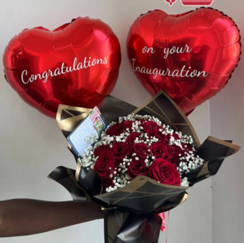 Order Double Helium Balloon for same-day delivery Double Helium Balloon - Fresh flower delivery | Buy online at BuyFlowers