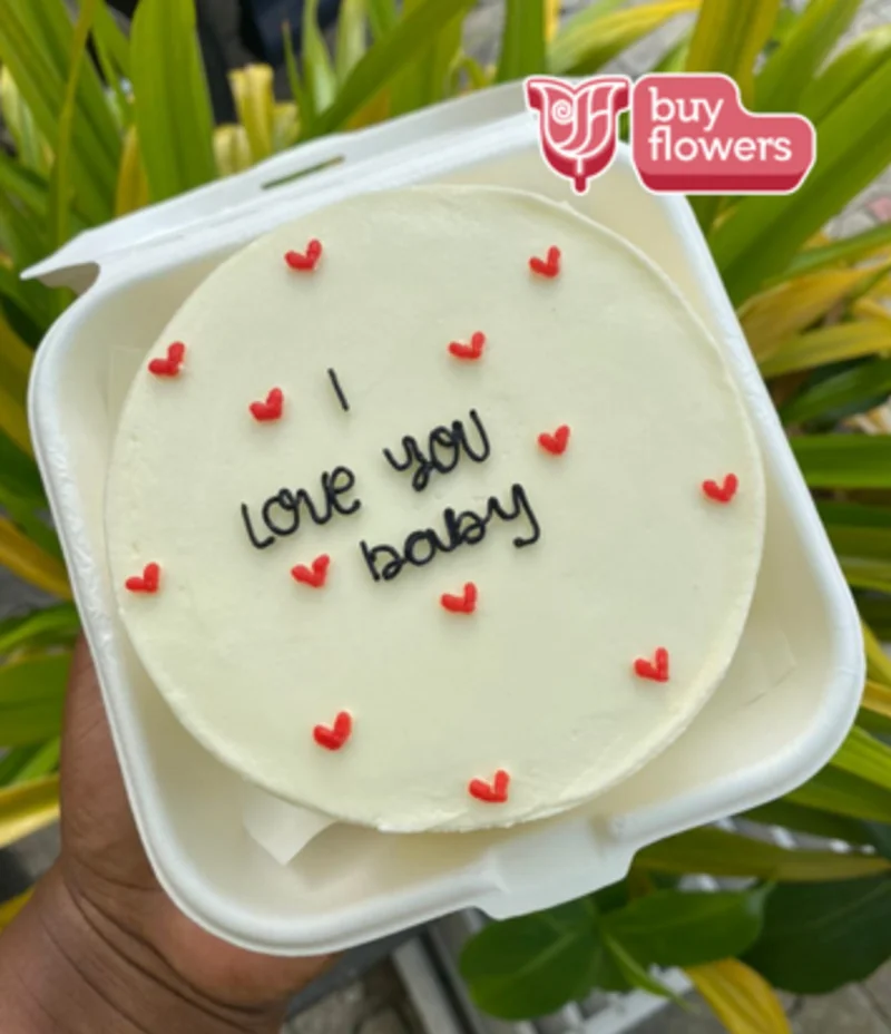 I love you Bento Cakes - Fresh flower delivery | Buy online at BuyFlowers