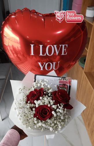 Single Helium Balloon  thumbnail view 16 - BuyFlowers Nigeria