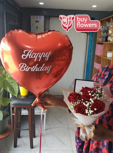 Single Helium Balloon  thumbnail view 12 - BuyFlowers Nigeria
