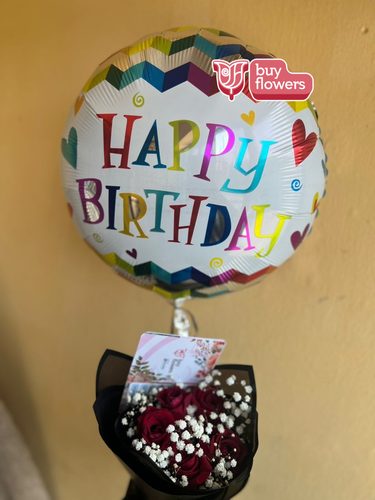 Single Helium Balloon  thumbnail view 15 - BuyFlowers Nigeria