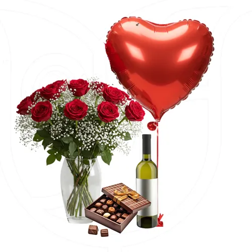 Red Roses w/ Gypso Deluxe Combo